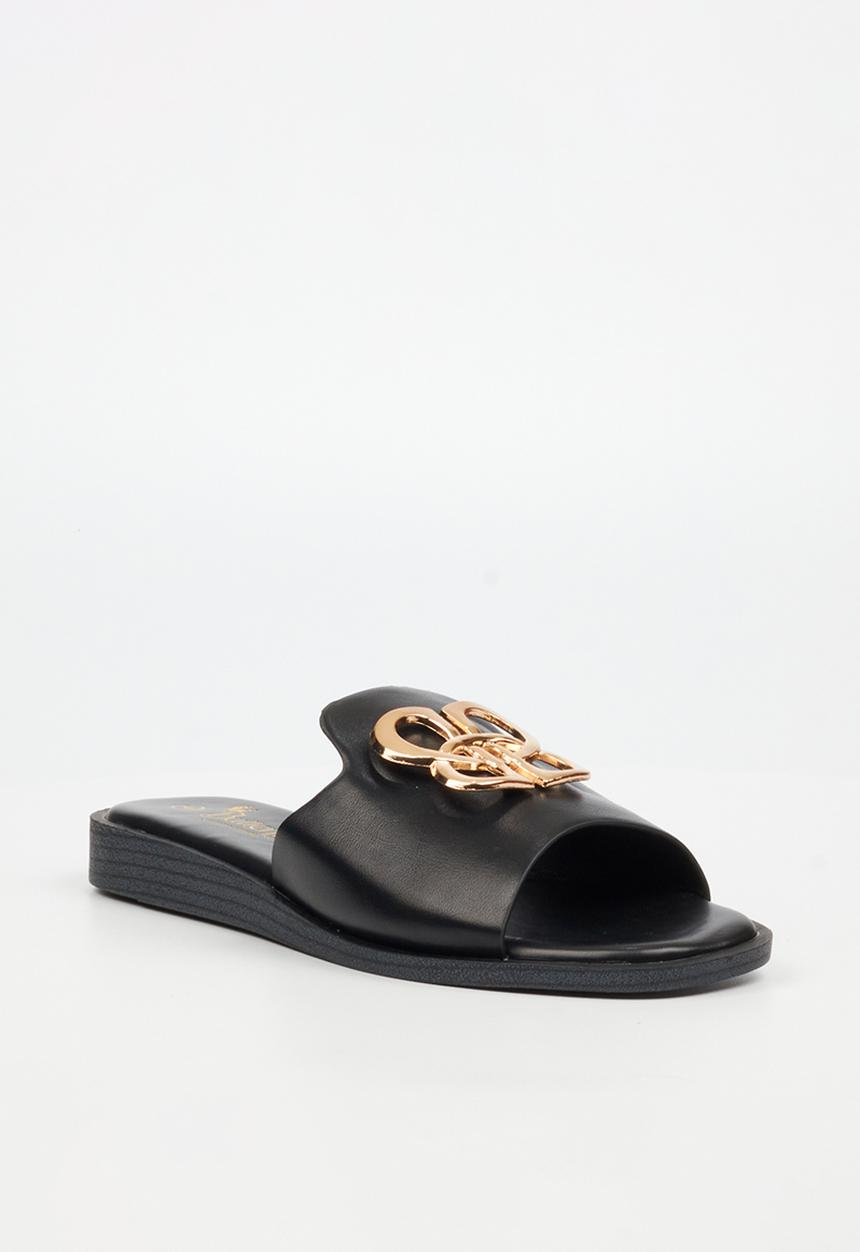Butterfly Feet - Jacey 2 Slide - Black