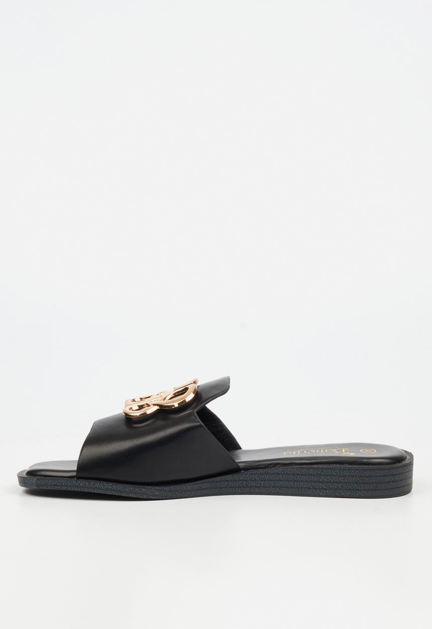 Butterfly Feet - Jacey 2 Slide - Black