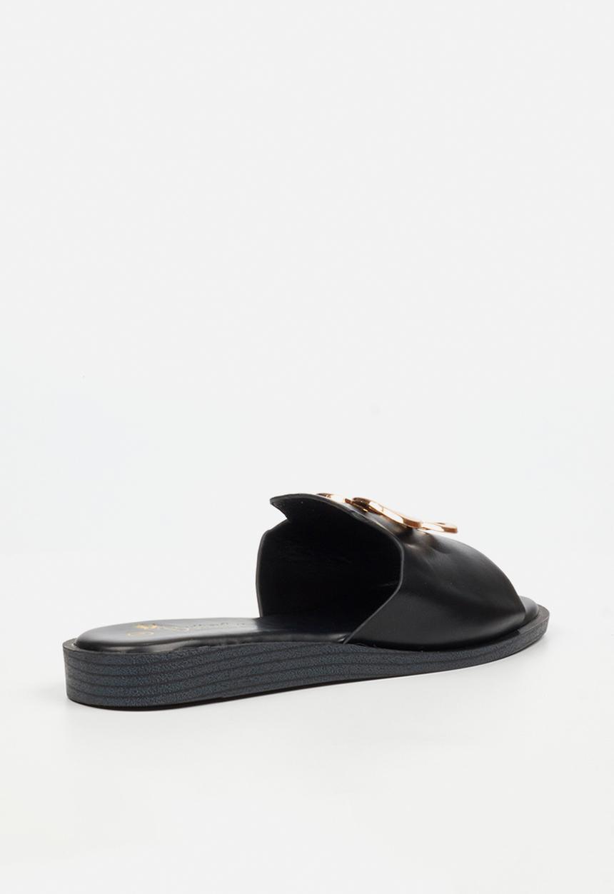 Butterfly Feet - Jacey 2 Slide - Black