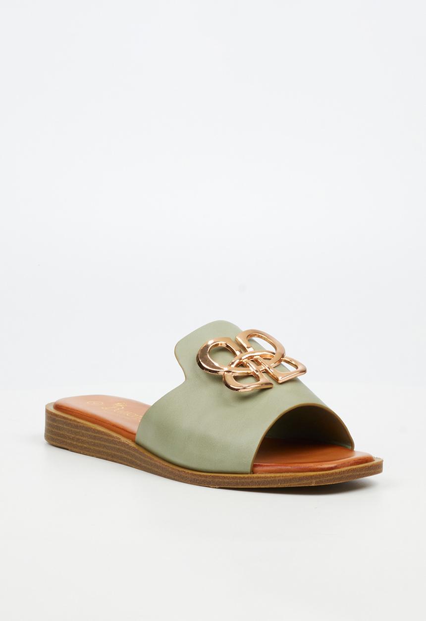 Butterfly Feet - Jacey 2 Slide - Green