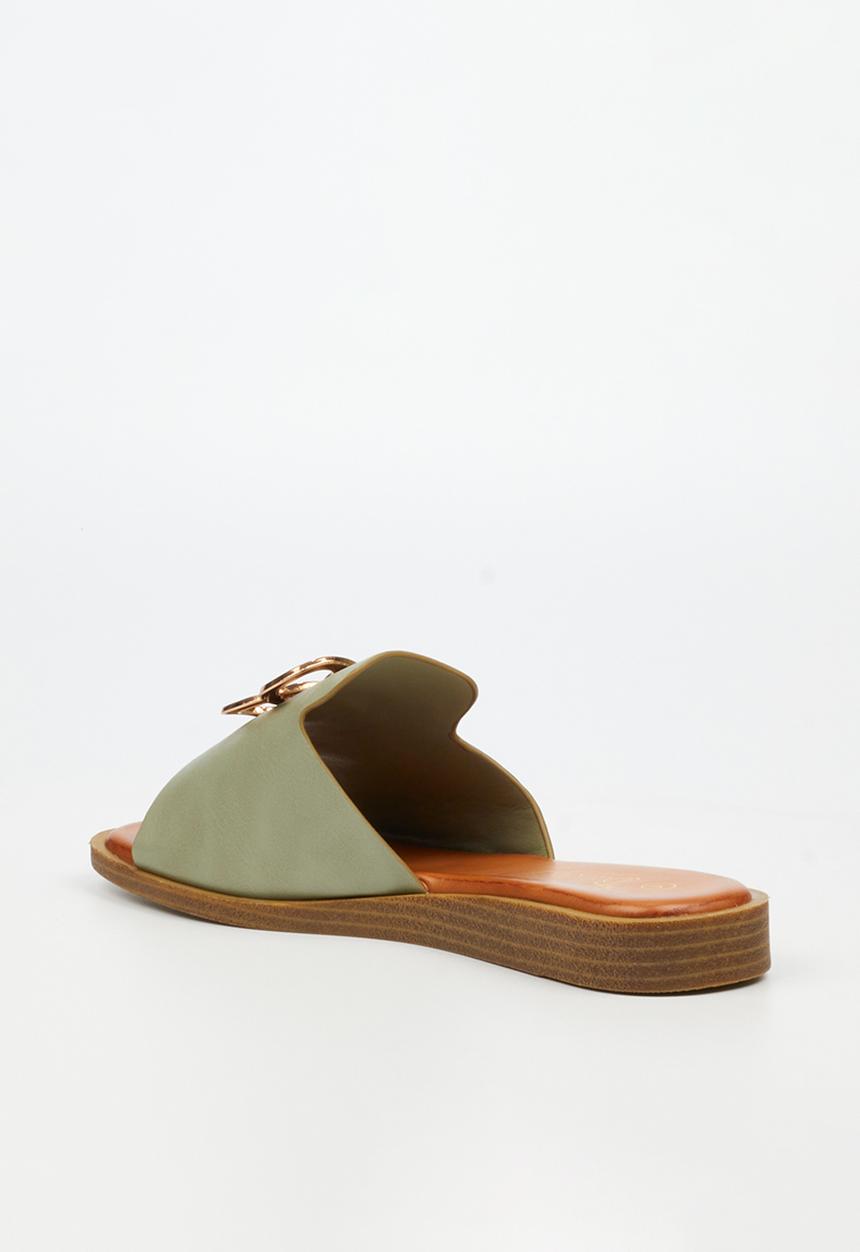 Butterfly Feet - Jacey 2 Slide - Green