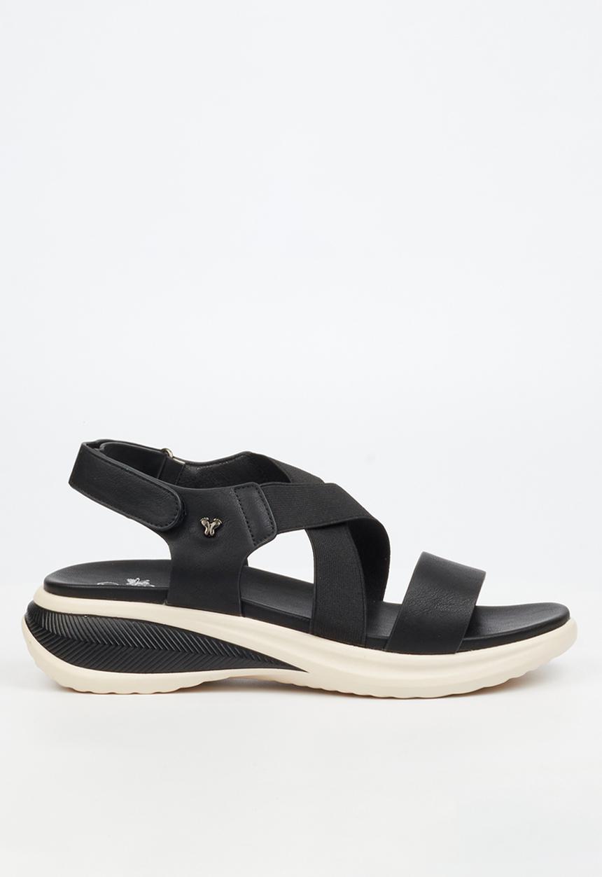 Butterfly Feet - Jordis 1 Open Toe Slingback - Black