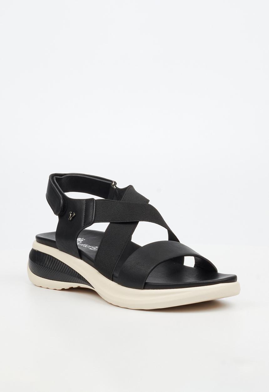Butterfly Feet - Jordis 1 Open Toe Slingback - Black