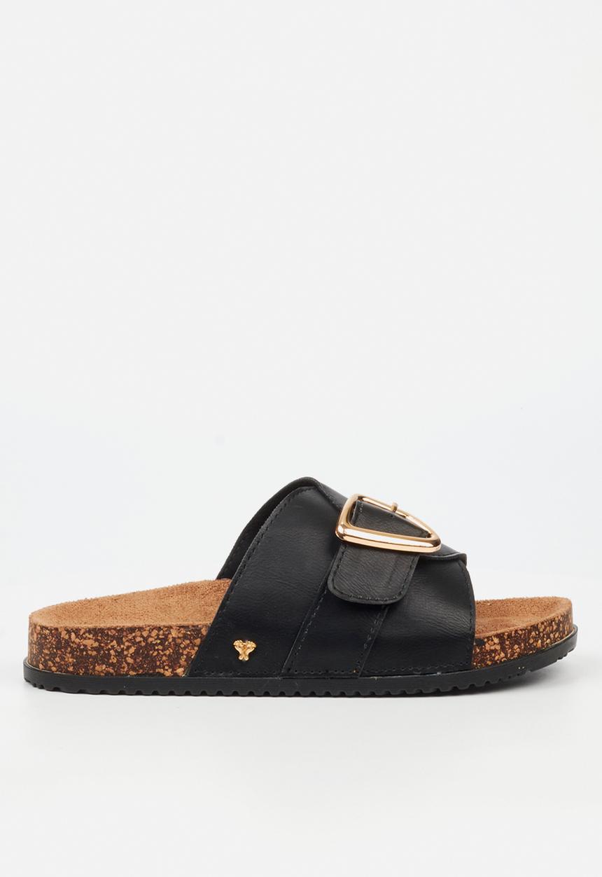 Butterfly Feet - Leya 1 Slide - Black