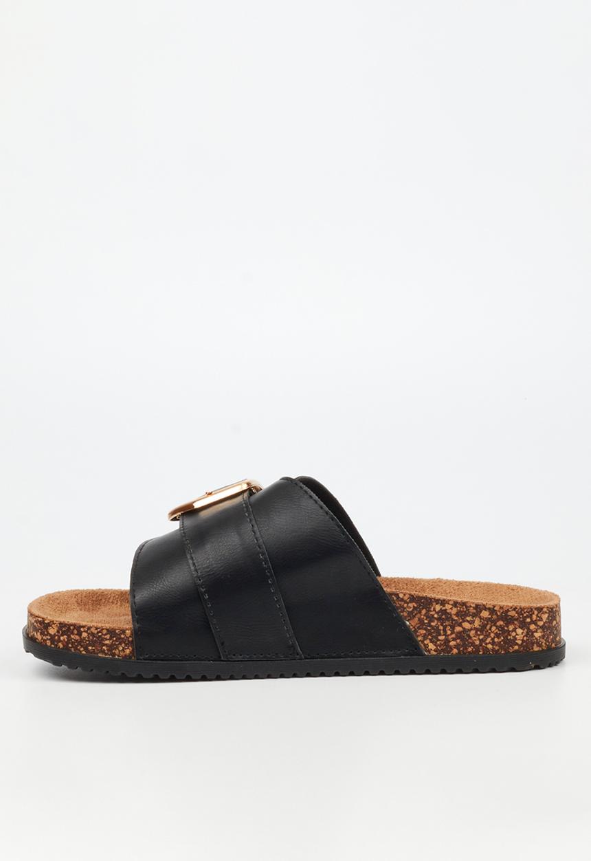 Butterfly Feet - Leya 1 Slide - Black
