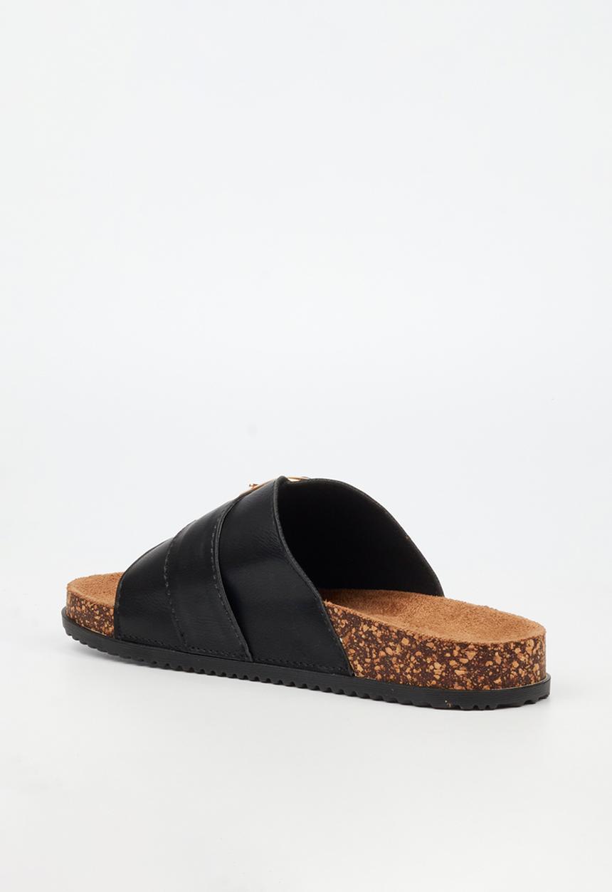 Butterfly Feet - Leya 1 Slide - Black