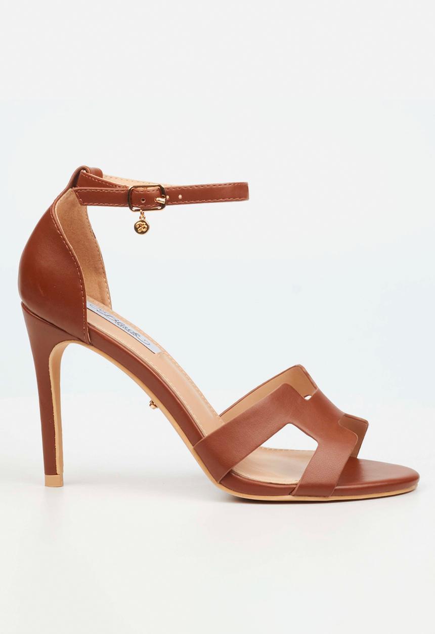 Miss Black - Jazz 39 h-cut heel - tan