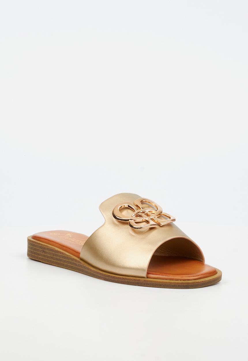 Butterfly Feet - Jacey 2 Slide - Gold
