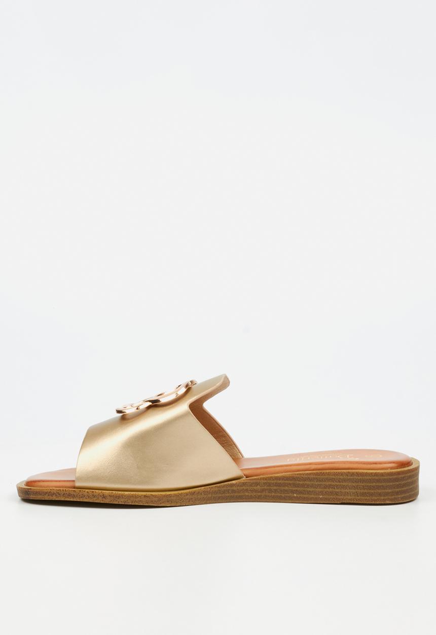 Butterfly Feet - Jacey 2 Slide - Gold