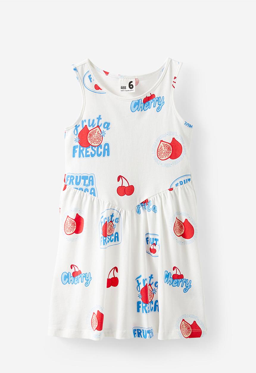 Cotton On - Summer sleeveless dress - vanilla/fruta