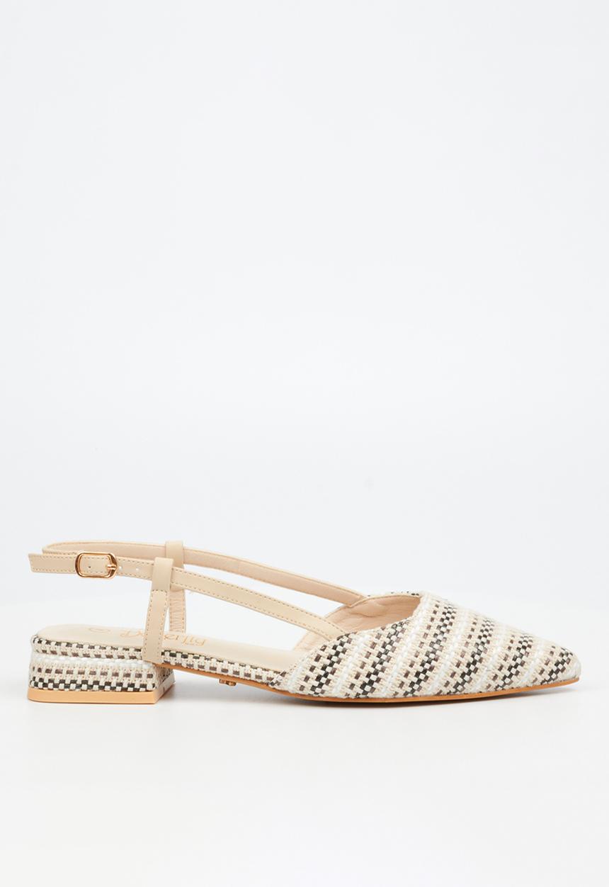 Butterfly Feet - Lorelei 1 Closed Toe Slingback - Neutral