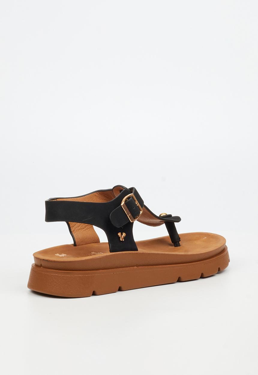 Butterfly Feet - Nolah 1 T-Bar Ankle Strap - Black