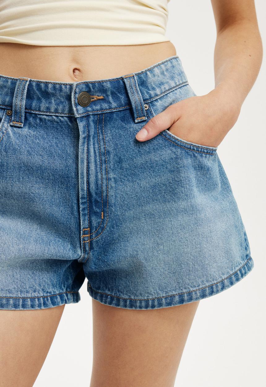Cotton On - Original denim short - bobby blue