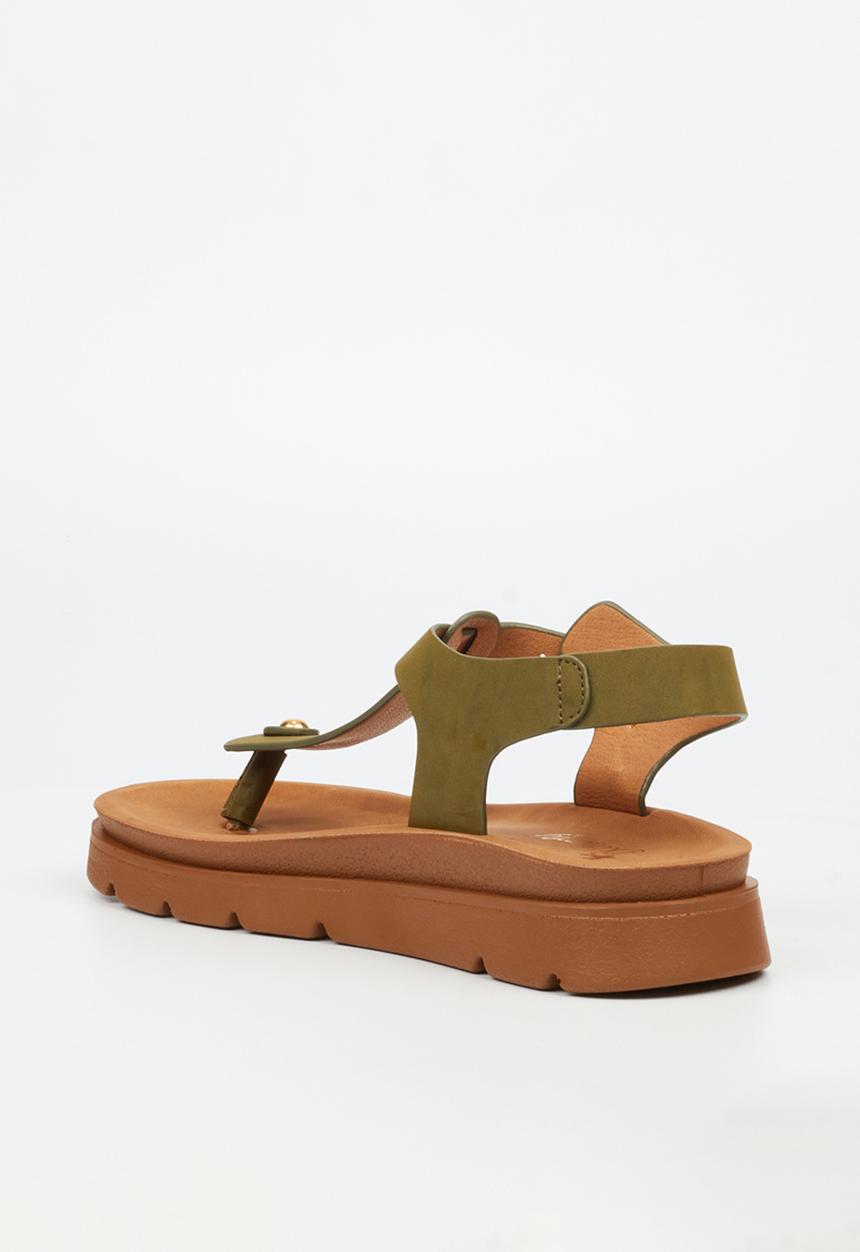 Butterfly Feet - Nolah 1 T-Bar Ankle Strap - Green