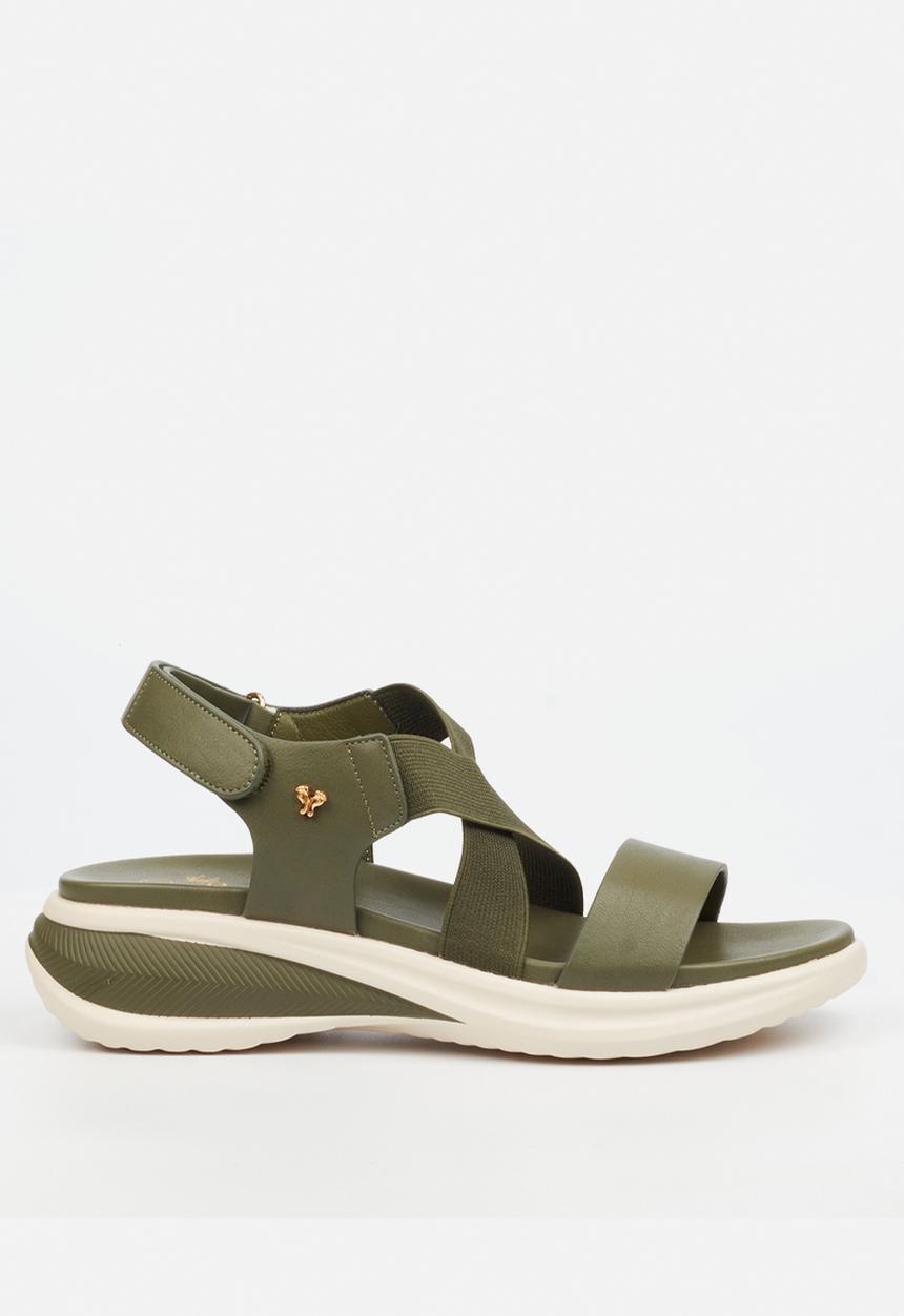 Butterfly Feet - Jordis 1 Open Toe Slingback - Green