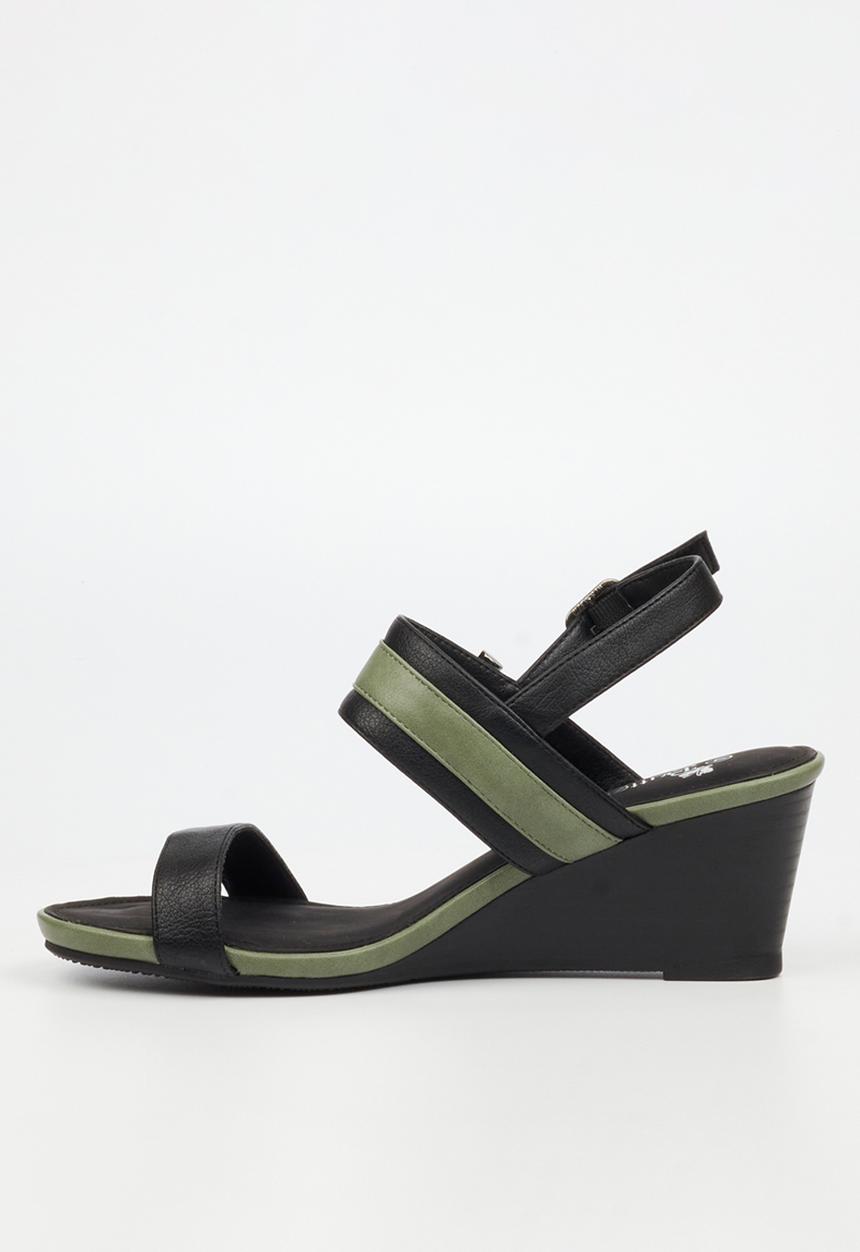 Butterfly Feet - Shani 12 Open Toe Slingback - Black