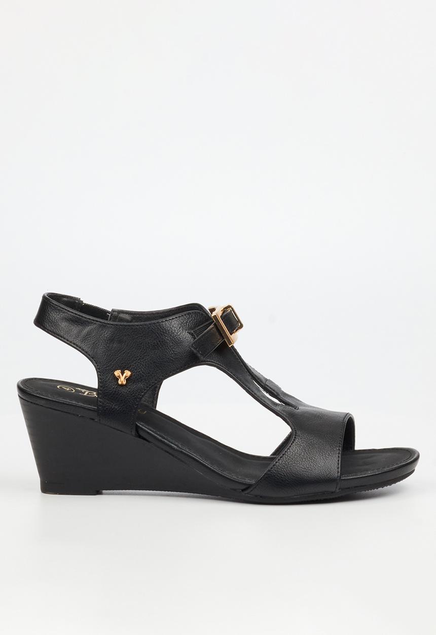 Butterfly Feet - Shani 13 Open Toe Slingback - Black