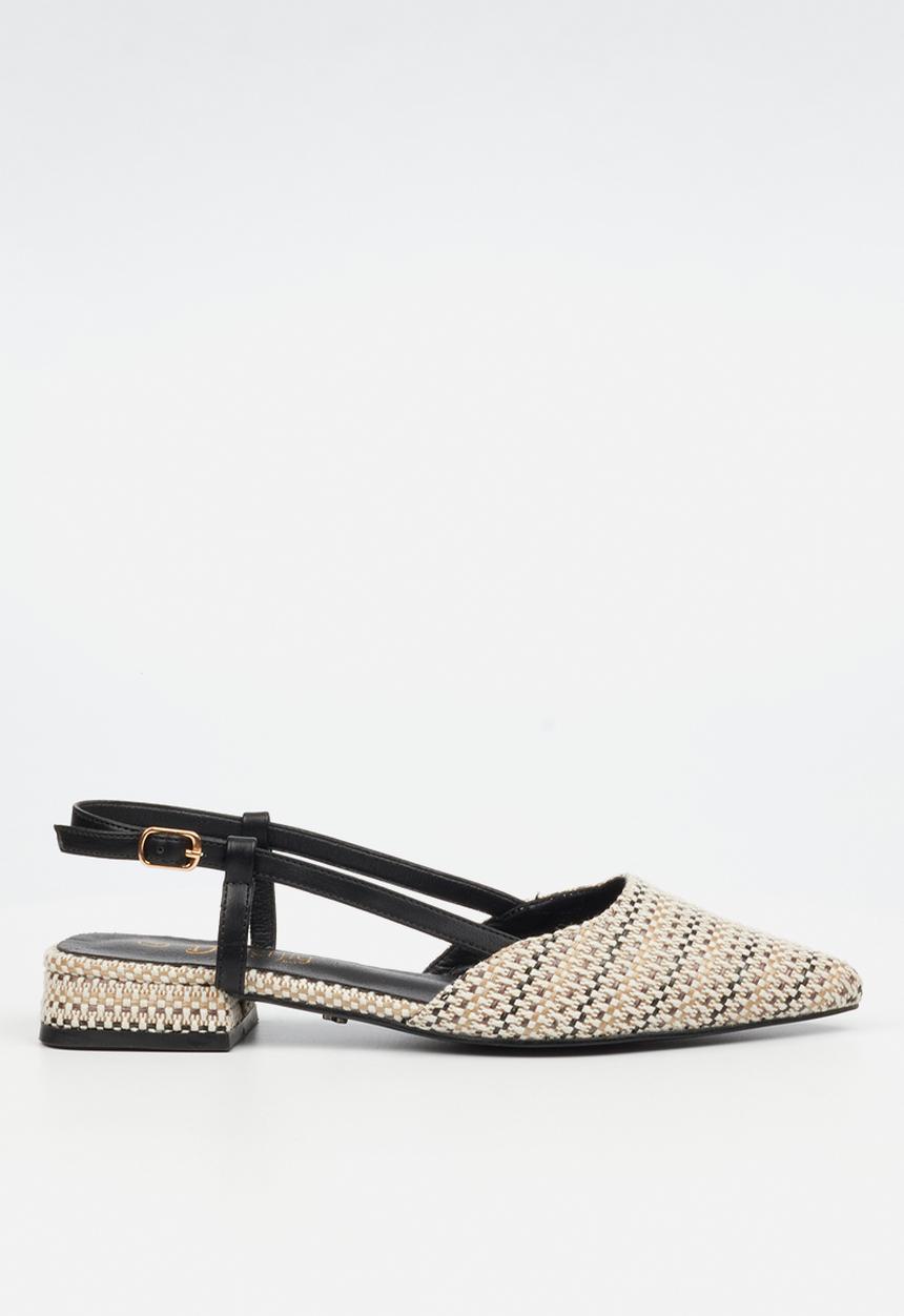 Butterfly Feet - Lorelei 1 Closed Toe Slingback - Black