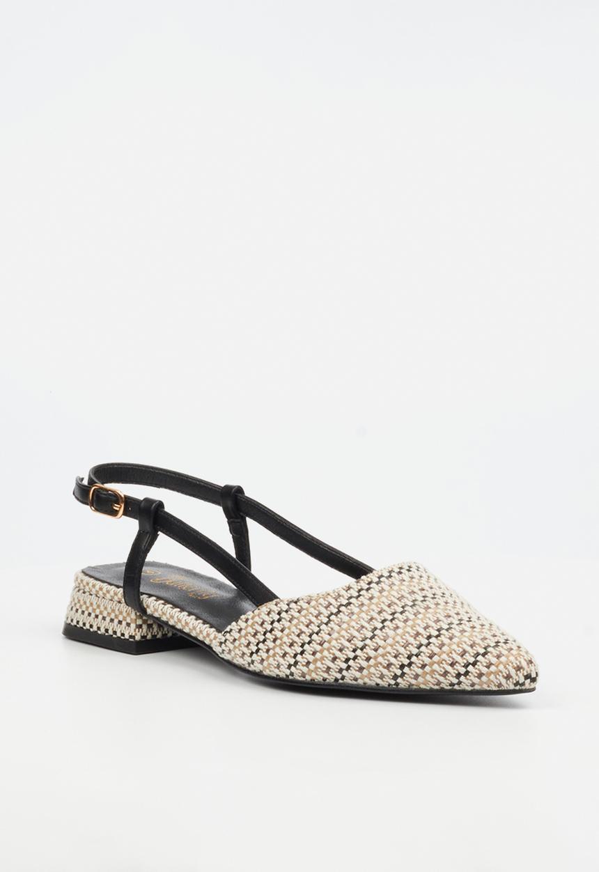 Butterfly Feet - Lorelei 1 Closed Toe Slingback - Black