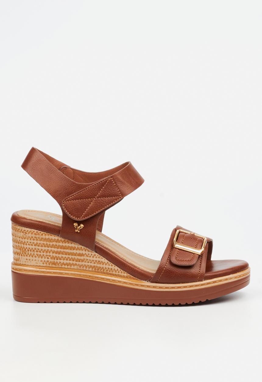 Butterfly Feet - Lyndi 1 Open Toe Ankle Strap - Brown