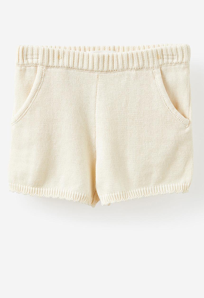 Cotton On - Camie knit short - dark vanilla