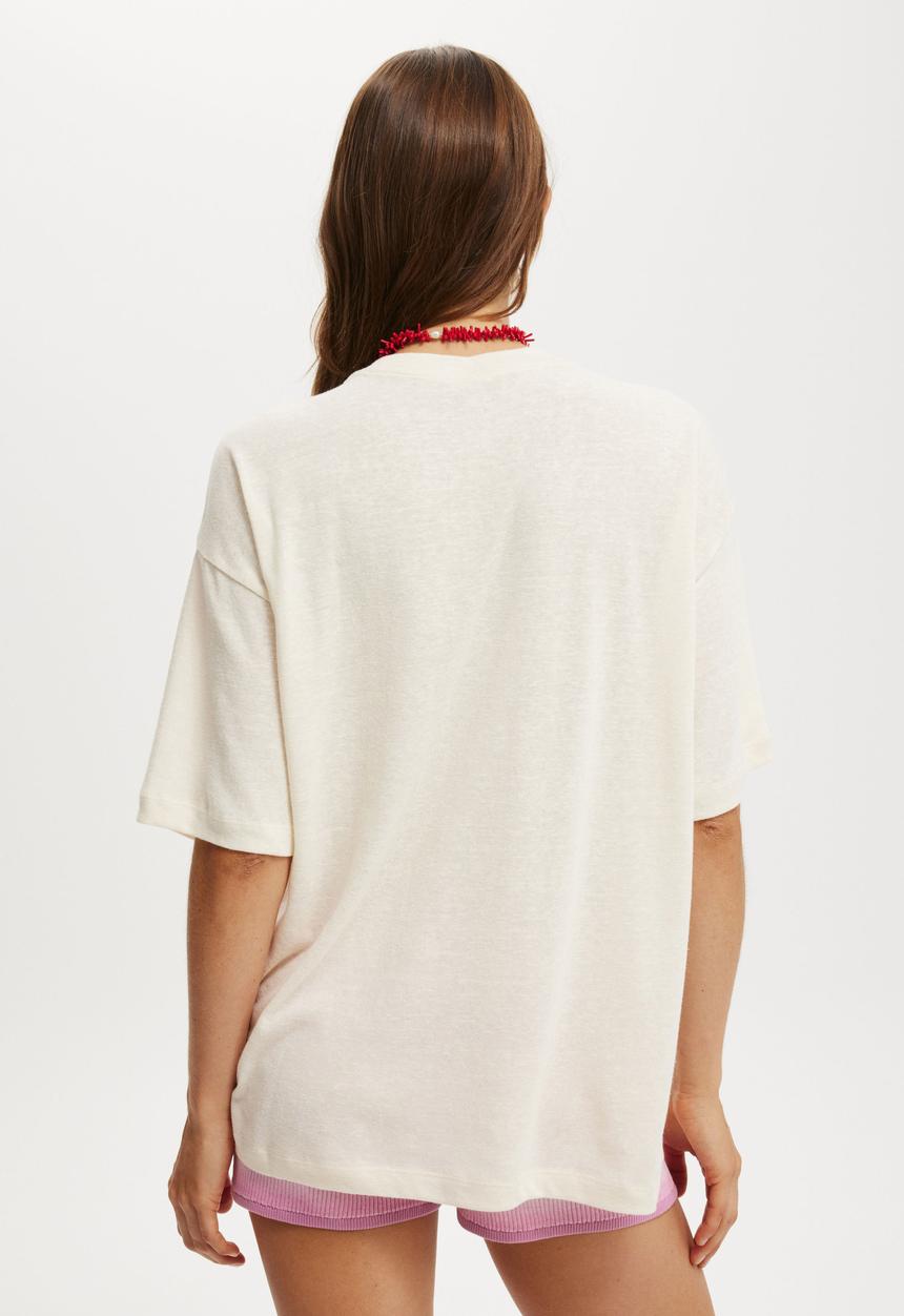 Cotton On - The boxy graphic tee - island of maui/coconut