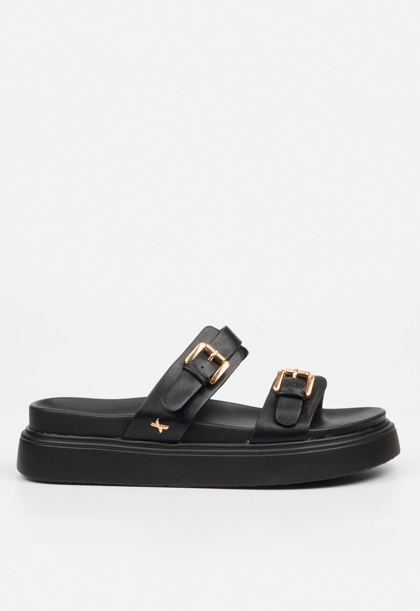 Rock & Co - Absolut 3 double strap chunky sandal - black
