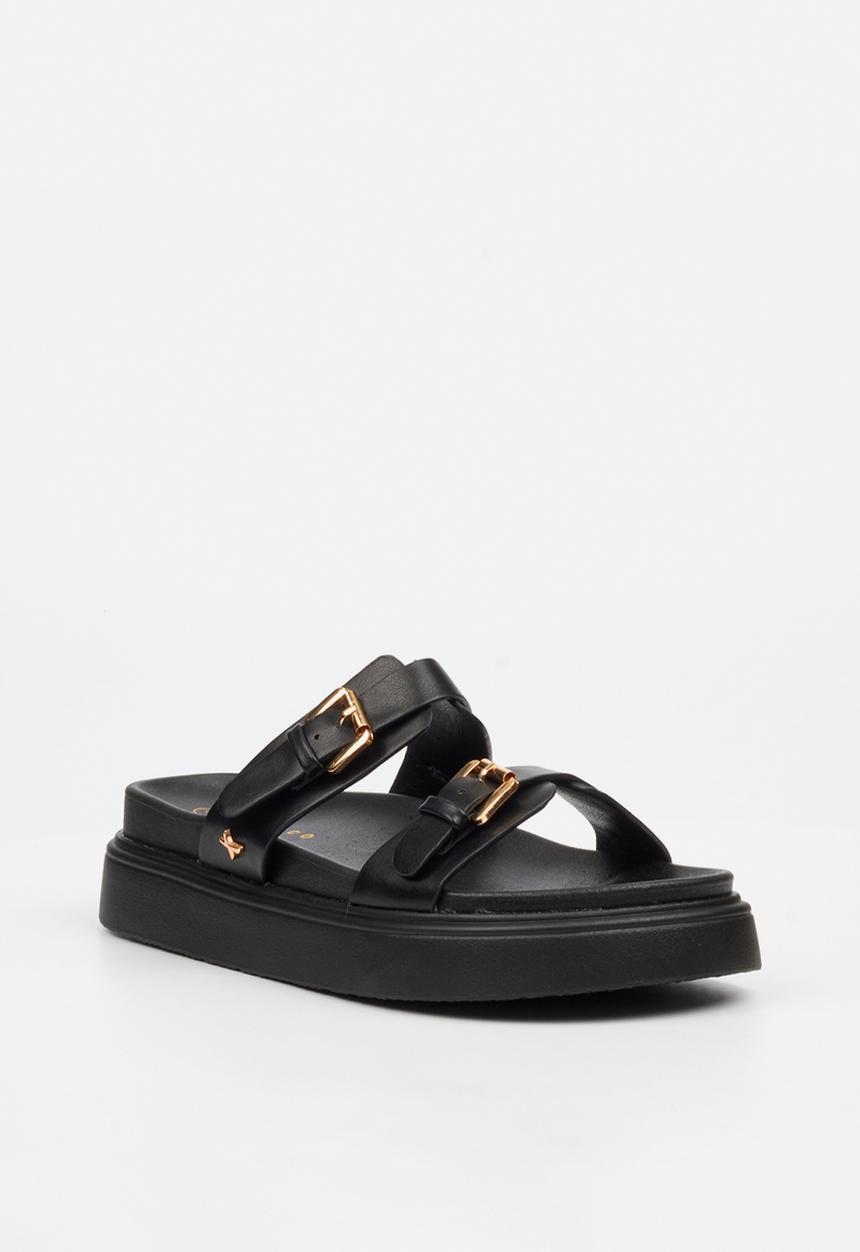 Rock & Co - Absolut 3 double strap chunky sandal - black