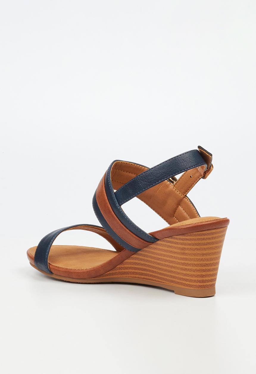 Butterfly Feet - Shani 12 Open Toe Slingback - Blue