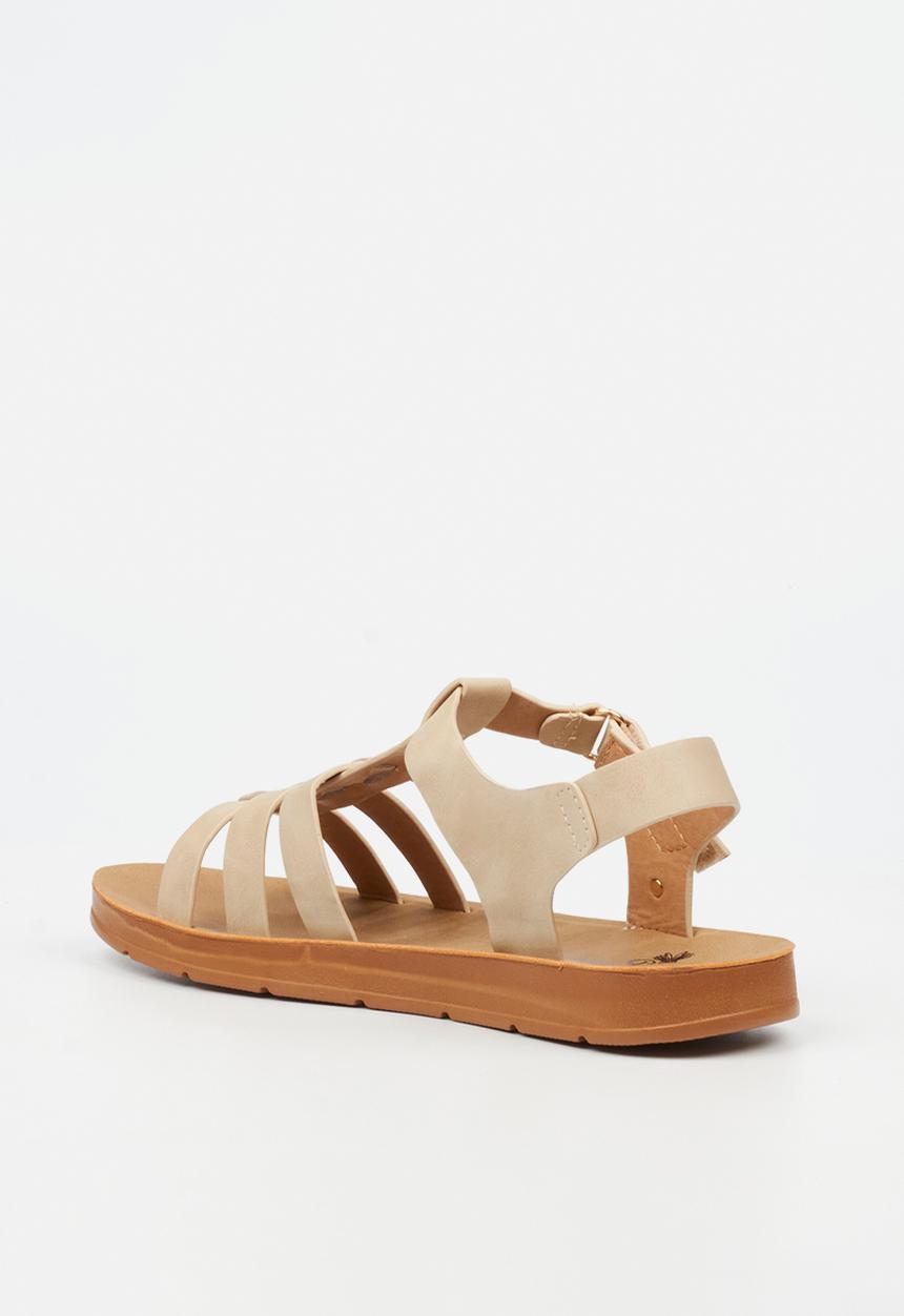 Butterfly Feet - Zina 24 Open Toe Ankle Strap - Neutral