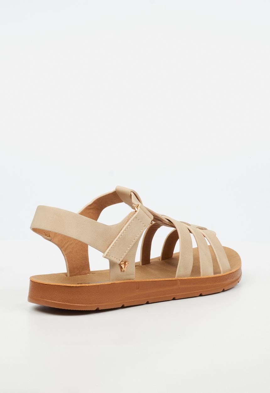 Butterfly Feet - Zina 24 Open Toe Ankle Strap - Neutral