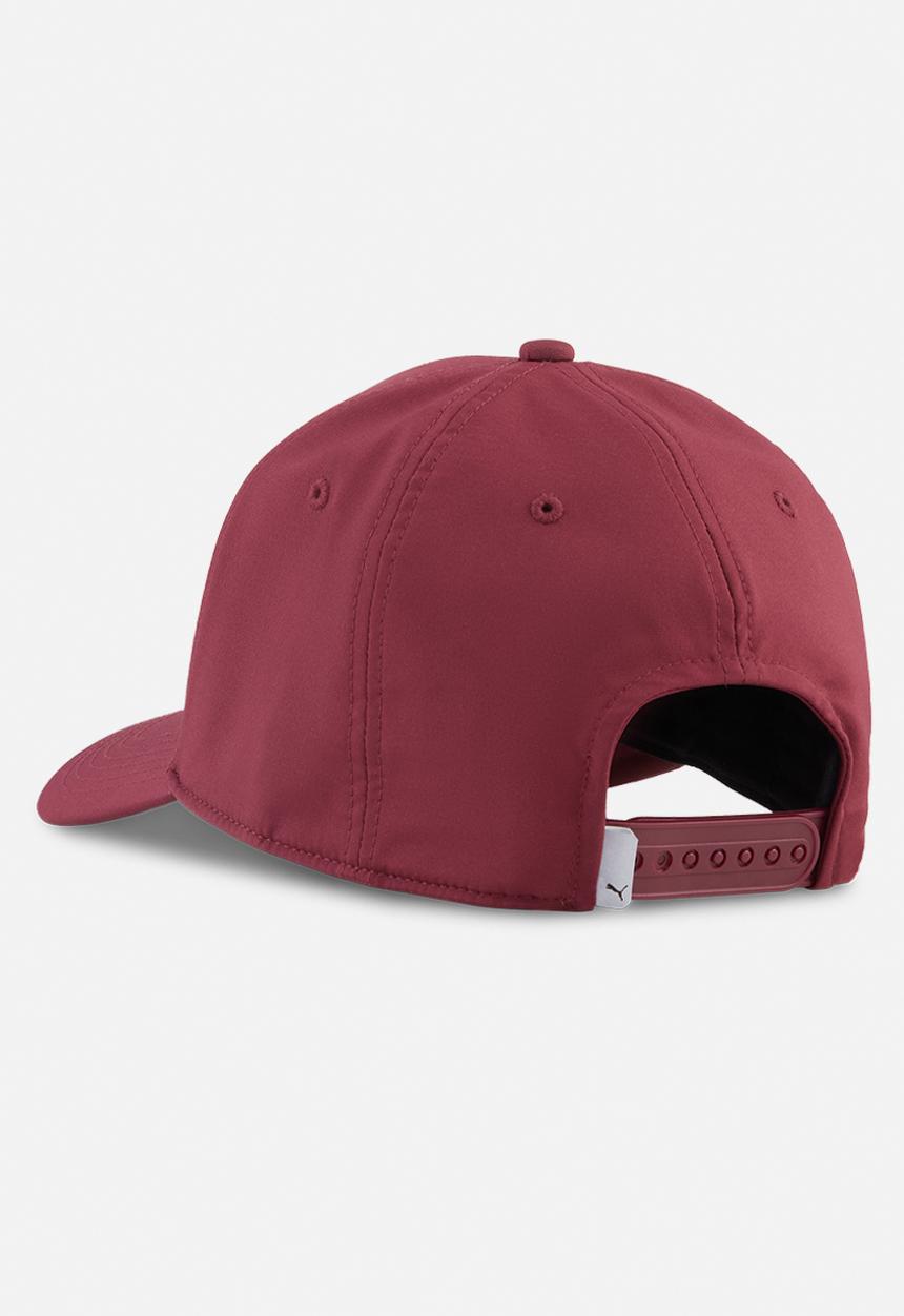 PUMA - Heritage P Tech Cap - Ruby Shimmer-Alpine Snow