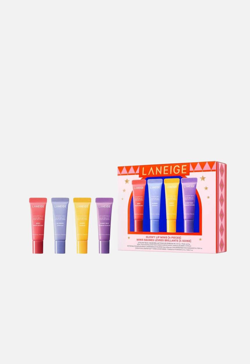 Laneige - Glowy Lip Minis - 4 Pieces