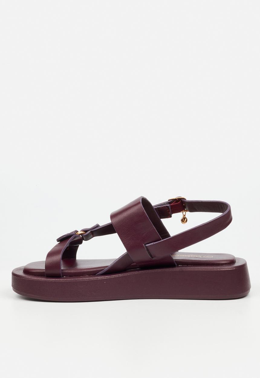 Viabeach - COCONUT 33 Thick Slingback Sandal - Plum