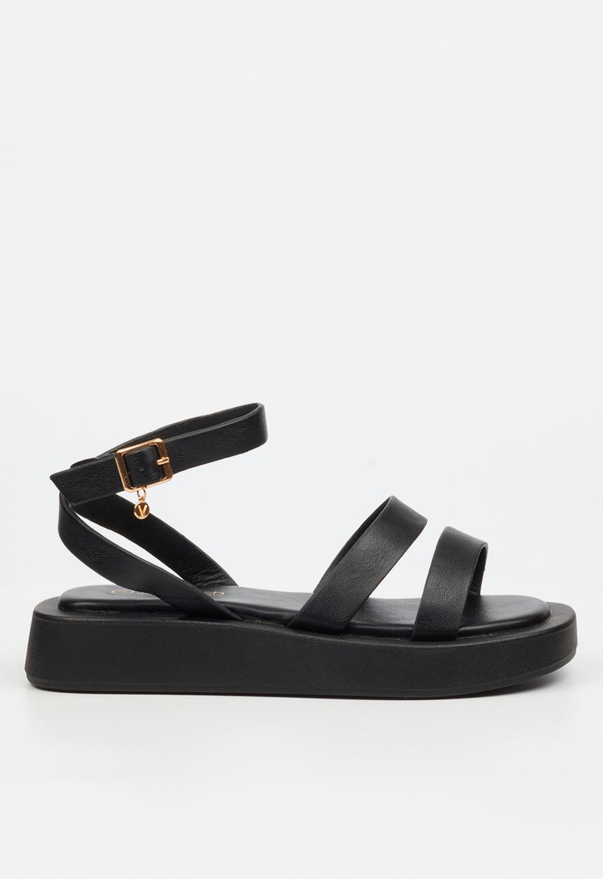 Viabeach - COCONUT 34 Thick Double Strap Sandal - Black