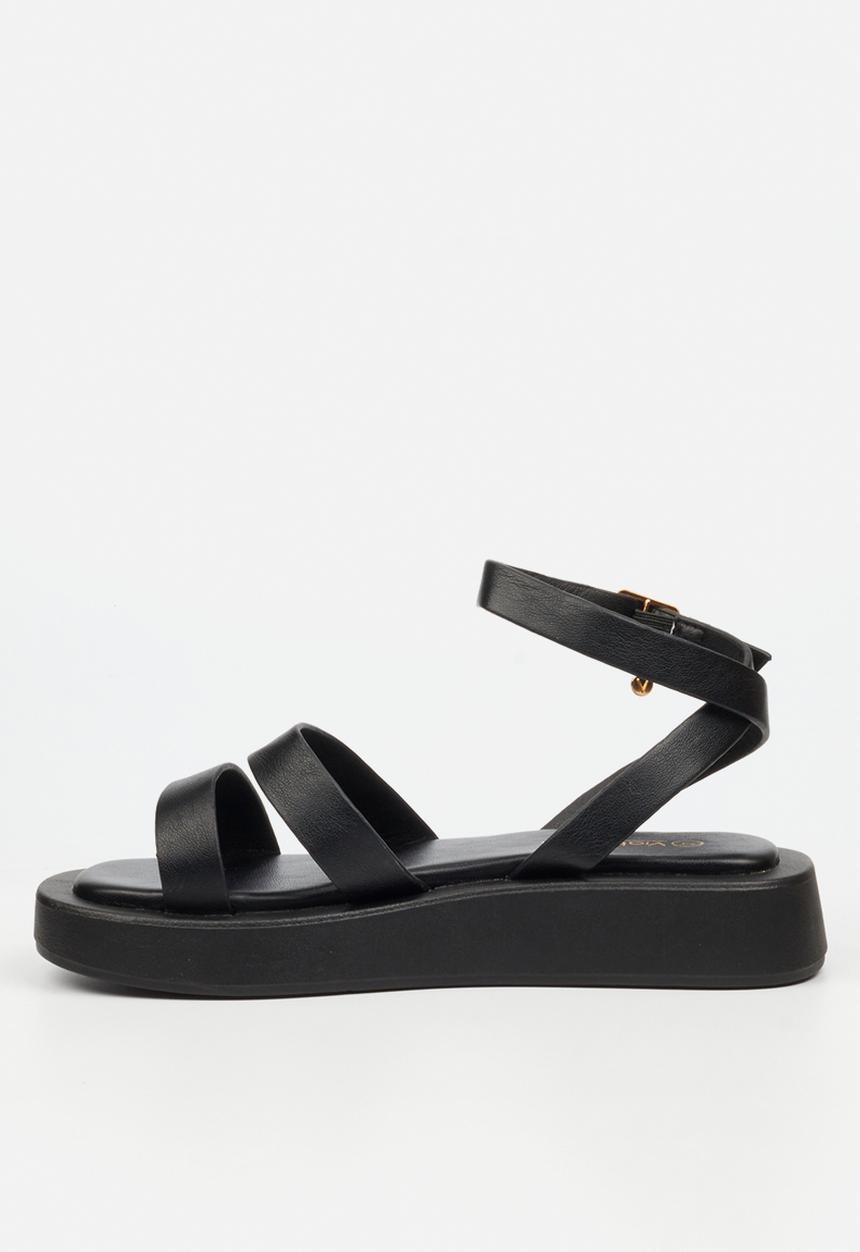 Viabeach - COCONUT 34 Thick Double Strap Sandal - Black