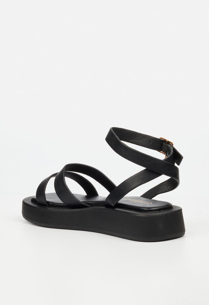 Viabeach - COCONUT 34 Thick Double Strap Sandal - Black