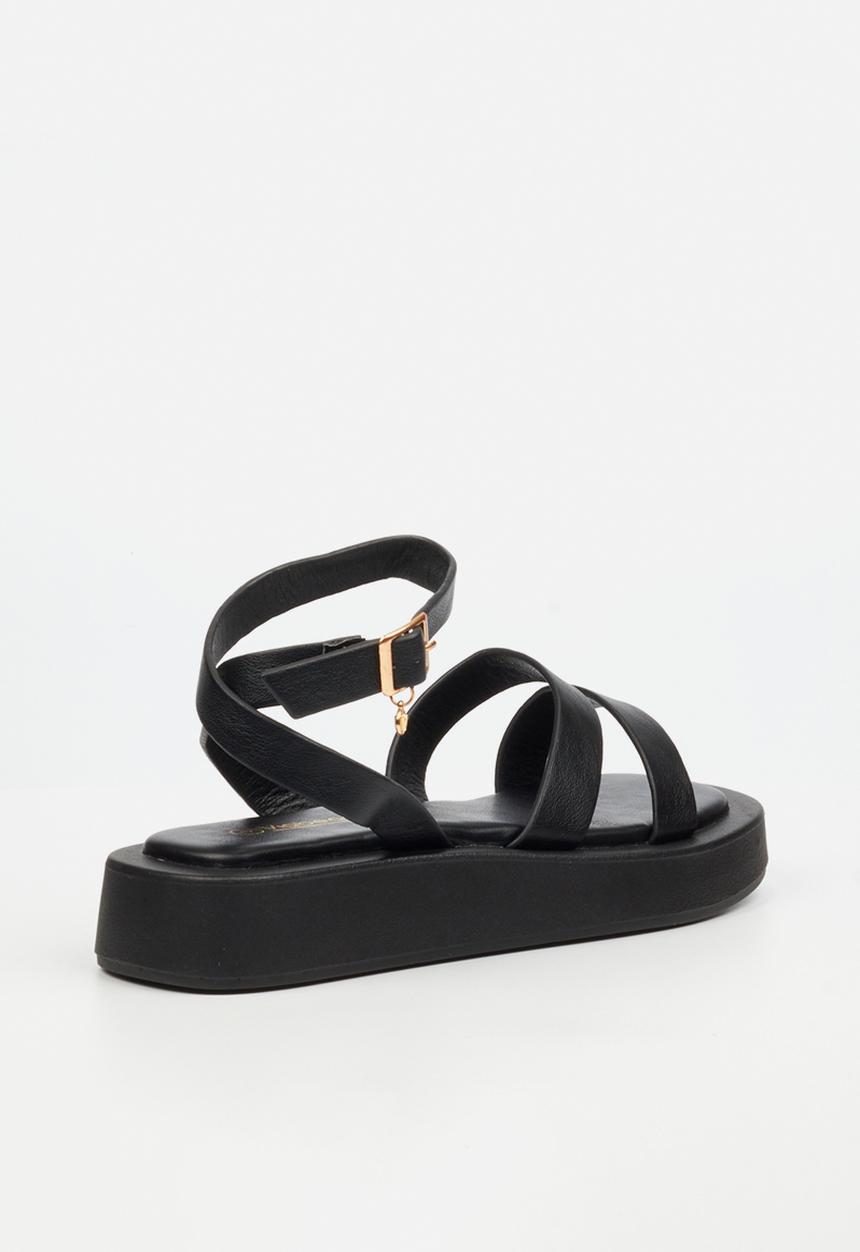 Viabeach - COCONUT 34 Thick Double Strap Sandal - Black