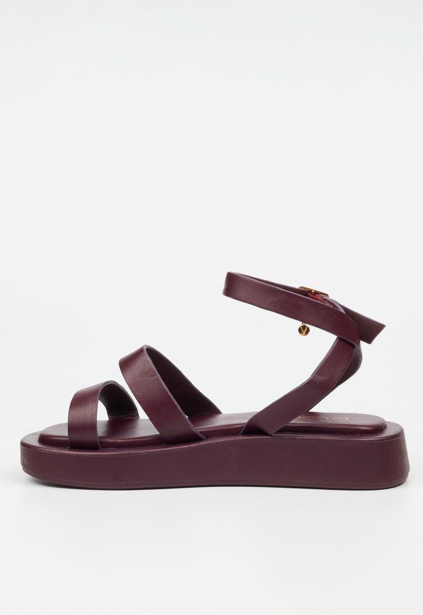 Viabeach - COCONUT 34 Thick Double Strap Sandal - Plum