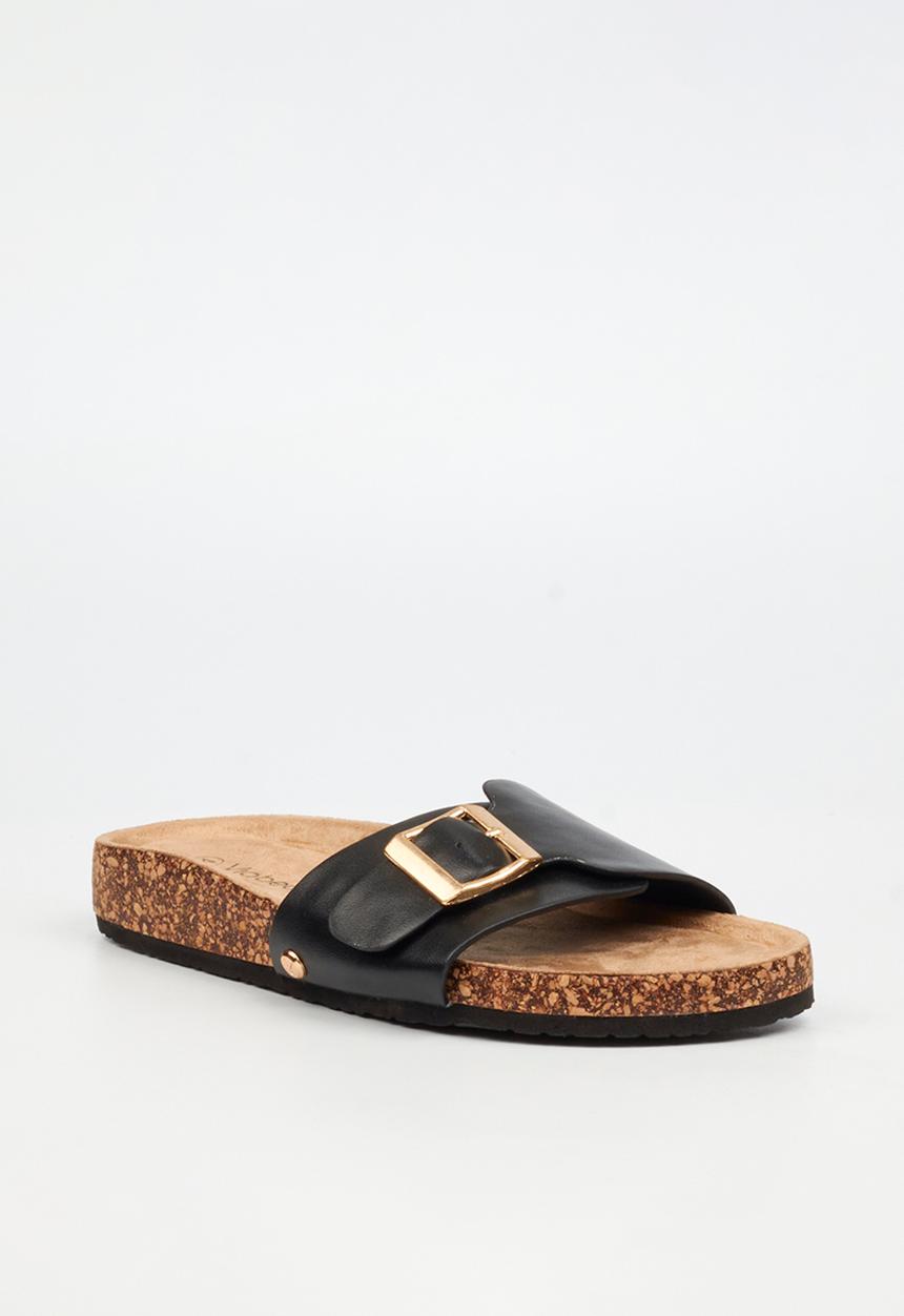 Viabeach - QORK 6 Comfort Sock Qork Sandal - Black