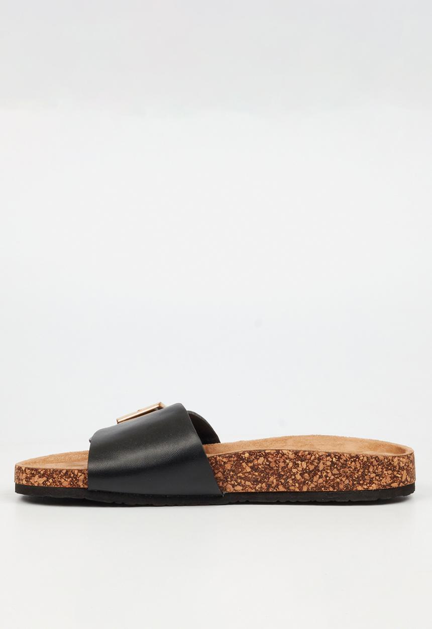 Viabeach - QORK 6 Comfort Sock Qork Sandal - Black