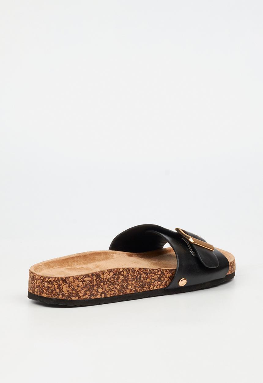 Viabeach - QORK 6 Comfort Sock Qork Sandal - Black