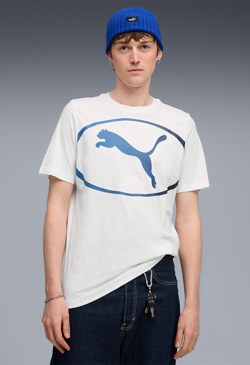 PUMA - PUMA SPORT Graphic Tee - PUMA White