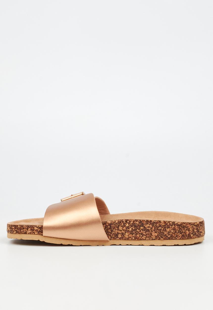 Viabeach - QORK 6 Comfort Sock Qork Sandal - Rose Gold