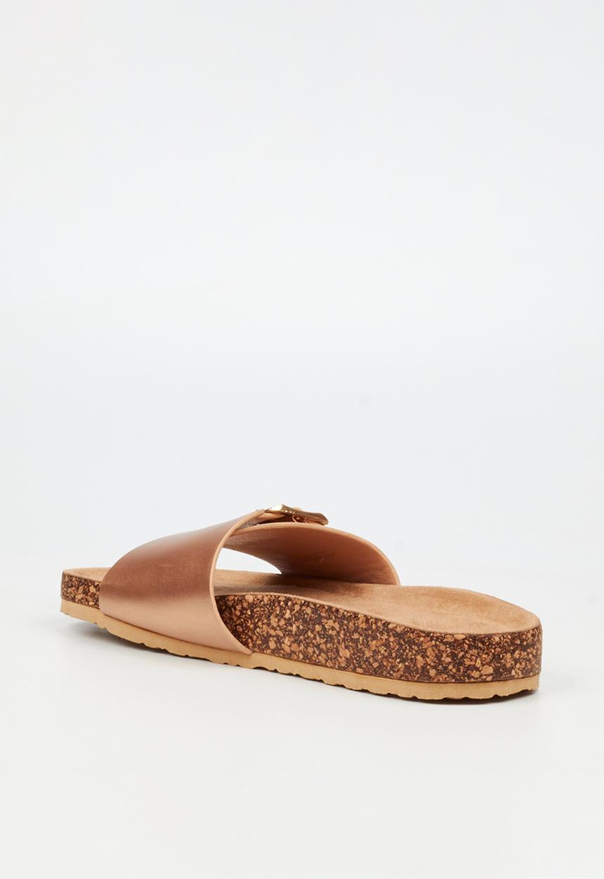 Viabeach - QORK 6 Comfort Sock Qork Sandal - Rose Gold