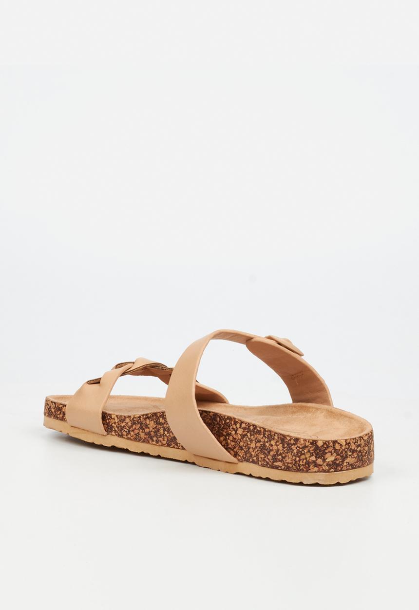Viabeach - QORK 8 Comfort Sock Braided Strap Qork Sandal - Neutral