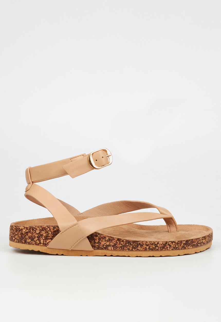 Viabeach - QORK 11 Comfort Sock Toe Thong Qork Sandal - Neutral