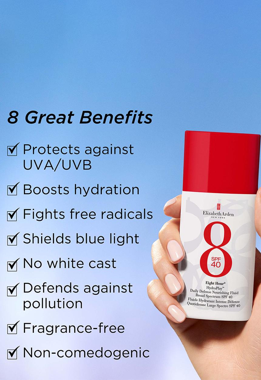 Elizabeth Arden - 8 Hour Hydraplay Daily Defense Fluid Broad Spectrum SPF 45