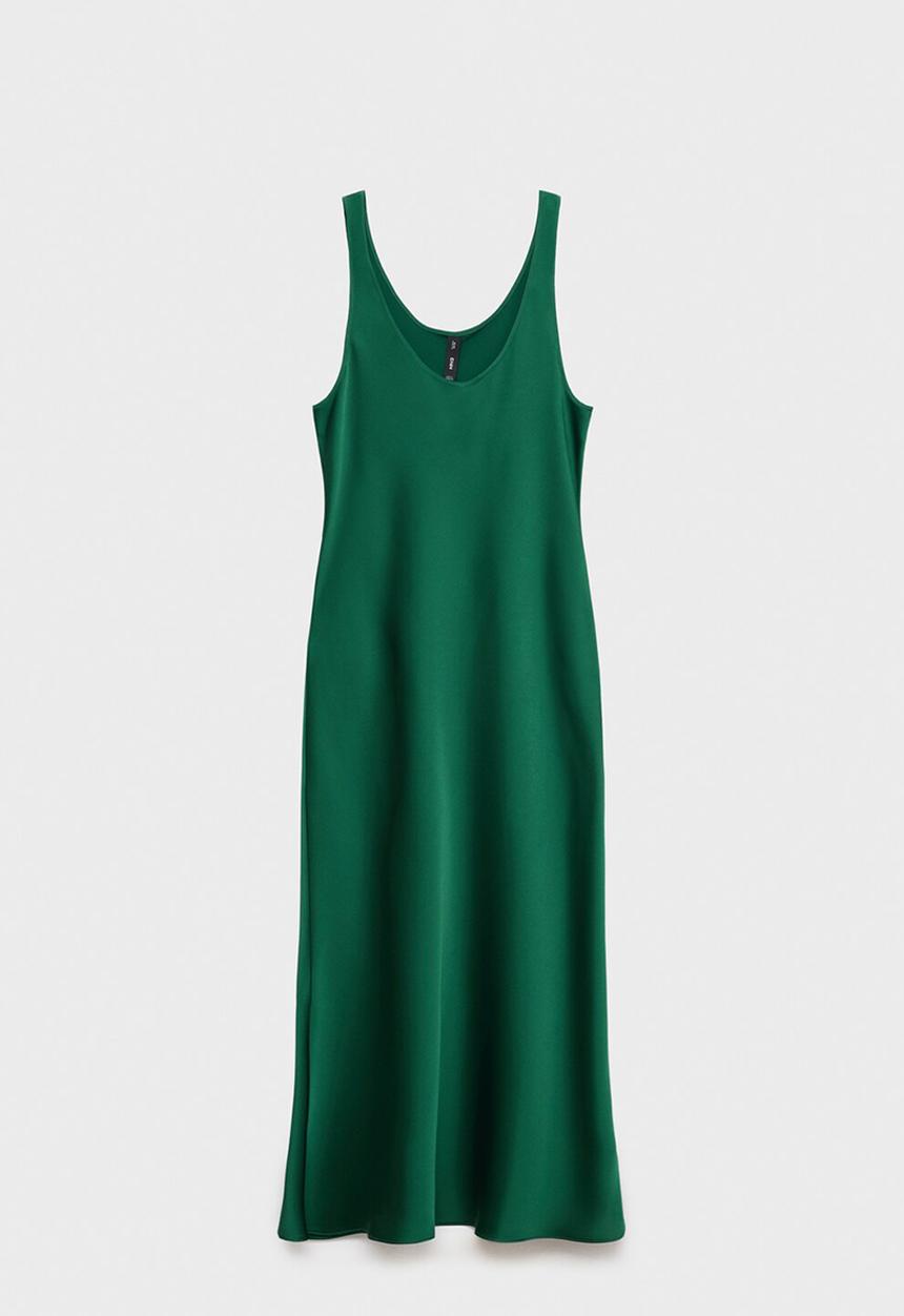 MANGO - Dress luisa3-w -  green