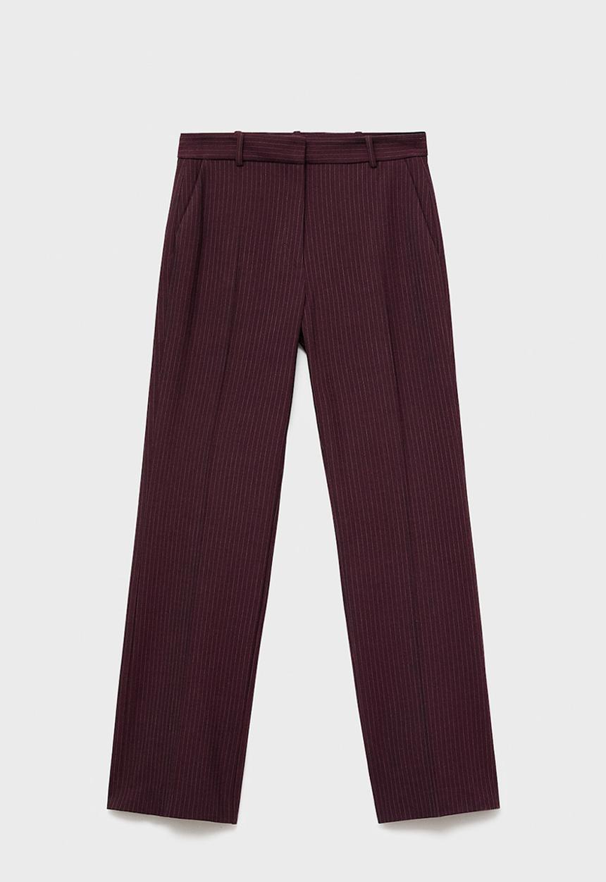 MANGO - Pantalon bergen - dark red